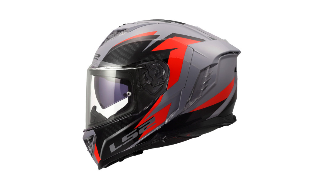 LS2 STORM III FF818 ΚΡΑΝΟΣ FULL FACE GLOSS DYNAMO GREY RED
