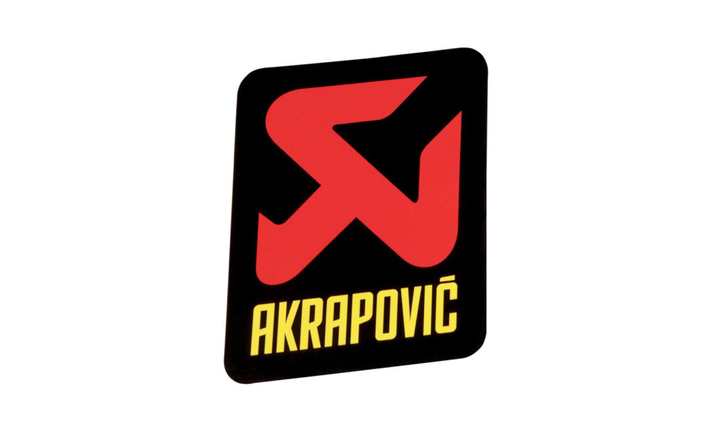 AKRAPOVIC ΜΕΤΑΛΛΙΚΟ ΑΥΤΟΚΟΛΛΗΤΟ ΣΗΜΑ ΑΛΟΥΜΙΝΙΟΥ ΜΕΓΑΛΟ