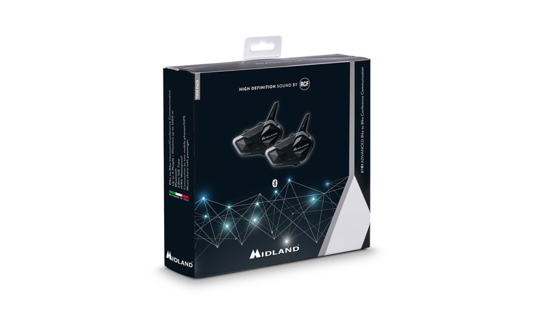 MIDLAND BRT1 ADVANCED ΕΝΔΟΕΠΙΚΟΙΝΩΝΙΑ BLUETOOTH ΔΙΠΛΗ