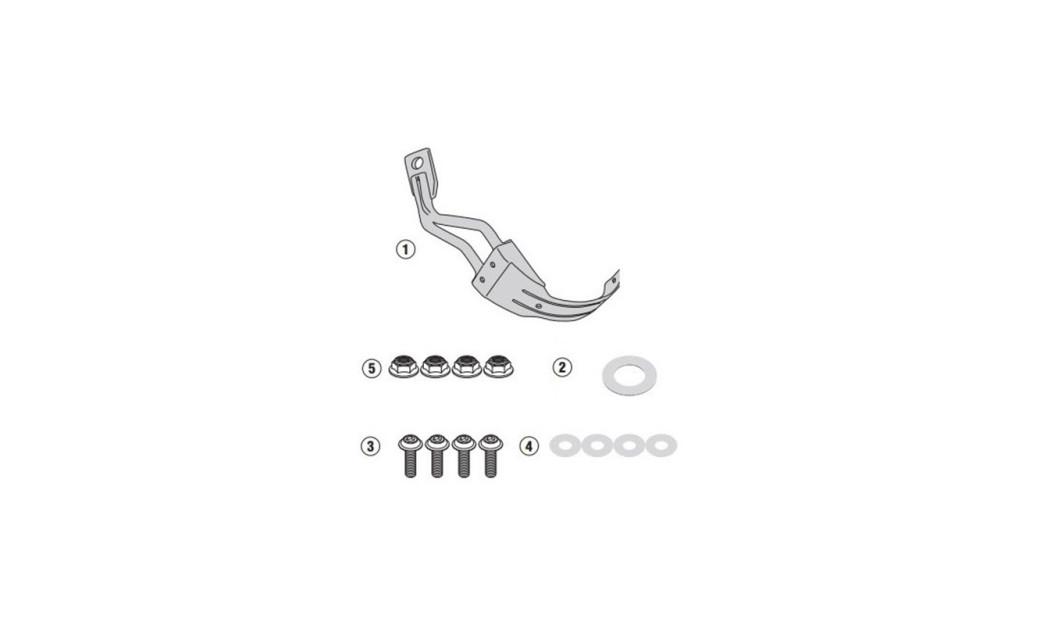KIT RM5138KIT_RM01 ΓΙΑ BMW > S 1000 XR (20 > 21)  GIVI