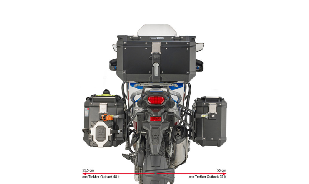 ΒΑΣΕΙΣ ΠΛΑΪΝΩΝ ΒΑΛΙΤΣΩΝ PLO1178CAM_CRF1100LAFRICA TWIN ADV SPORTS 2019-21 ΣΥΝ ΚΙΤ  HONDA GIVI