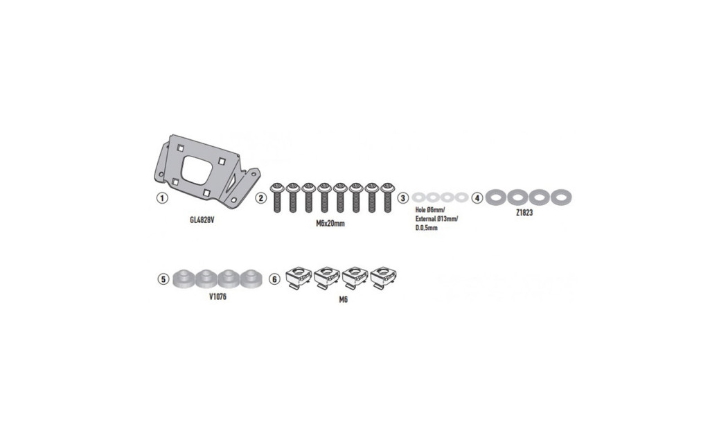 ΚΙΤ ΓΙΑ ΖΕΛΑΤΙΝΑ A2156 MT-09 - MT-09 SP (2021) GIVI