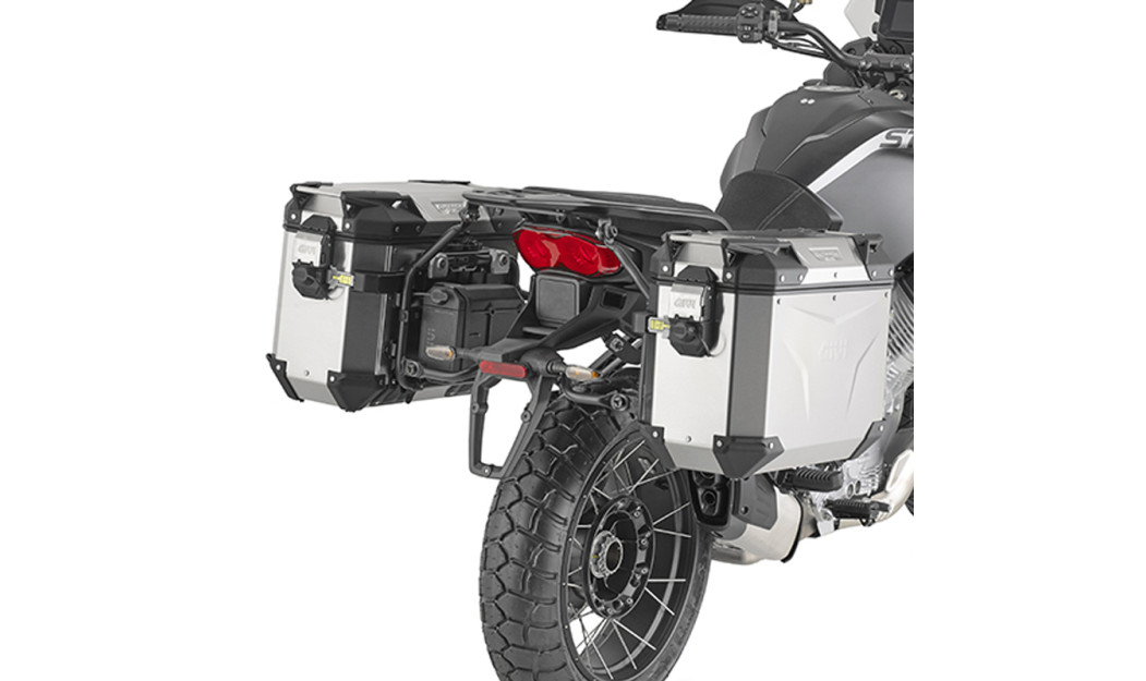 ΒΑΣΕΙΣ ΠΛΑΪΝΩΝ ΒΑΛΙΤΣΩΝ PLO8208CAM_STELVIO (2024) ΓΙΑ MONOKEY   MOTO GUZZI GIVI