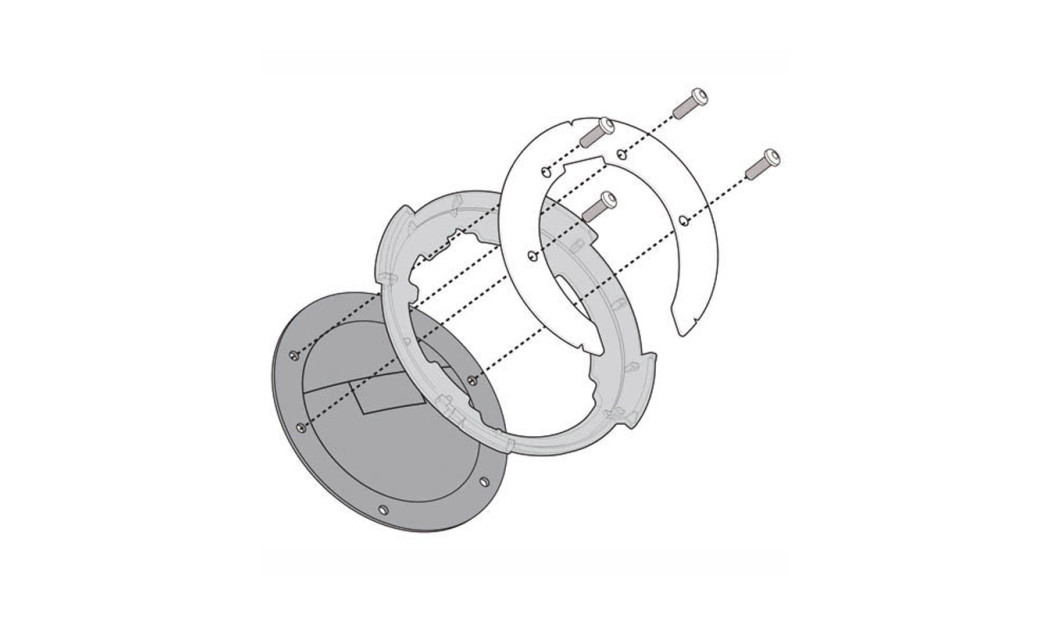 ΣΥΣΤΗΜΑ ΚΛΕΙΔΩΜΑΤΟΣ BF52 ΣΑΚΟΥ ΣΤΟ ΡΕΖΕΡΒΟΥΑΡ Z 750 (03 > 06)  GIVI