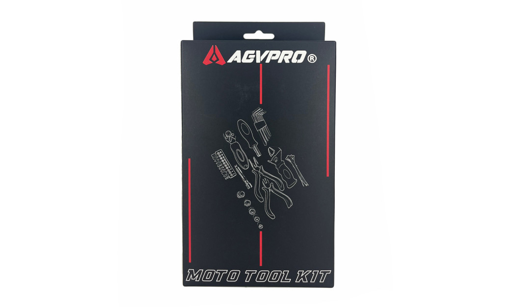 AGVPRO ΜΟΤΟ TOOL KIT ΕΡΓΑΛΕΙΩΝ ΜΟΤΟΣΥΚΛΕΤΑΣ 27 ΤΕΜ.