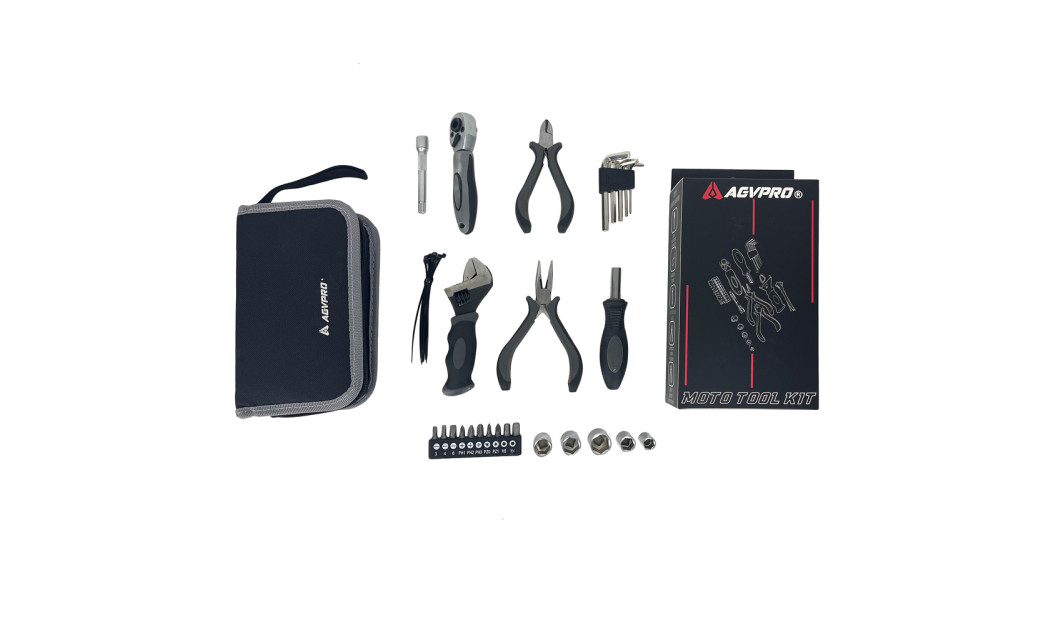 AGVPRO ΜΟΤΟ TOOL KIT ΕΡΓΑΛΕΙΩΝ ΜΟΤΟΣΥΚΛΕΤΑΣ 27 ΤΕΜ.