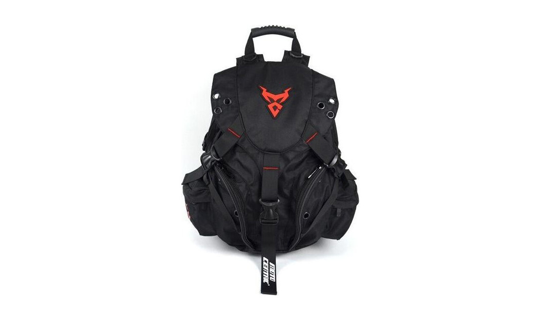 MOTOCENTRIC ΑΔΙΑΒΡΟΧΟ ΣΑΚΙΔΙΟ ΠΛΑΤΗΣ 48LT BLACK/ RED