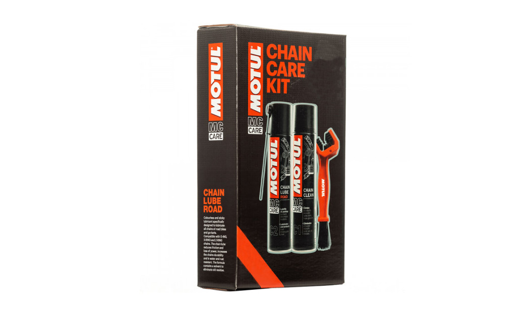 MOTUL CHAIN CARE KIT ROAD C1& C2 ΣΕΤ ΚΑΘΑΡΙΣΜΟΥ ΑΛΥΣΙΔΑΣ 3PCS