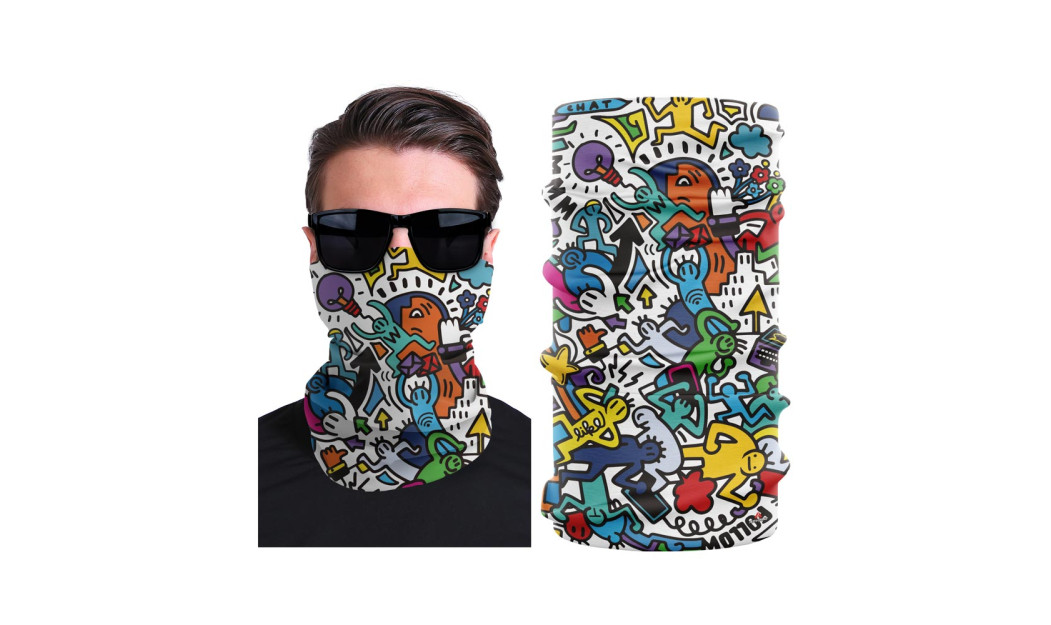 ΜΠΑΝΤΑΝΑ ΛΑΙΜΟΥ AGVPRO B057 CRAZY PEOPLE UVPF 50+