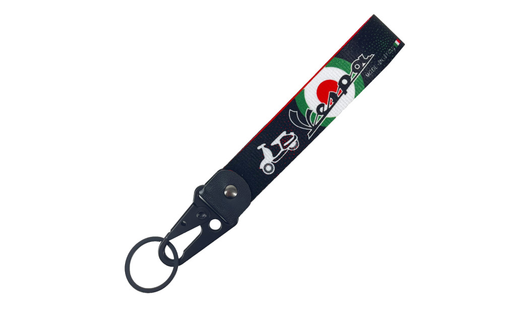 VESPA CARABINER ΜΠΡΕΛΟΚ ΥΦΑΣΜΑΤΙΝΟ ΔΙΠΛΗΣ ΟΨΗΣ 