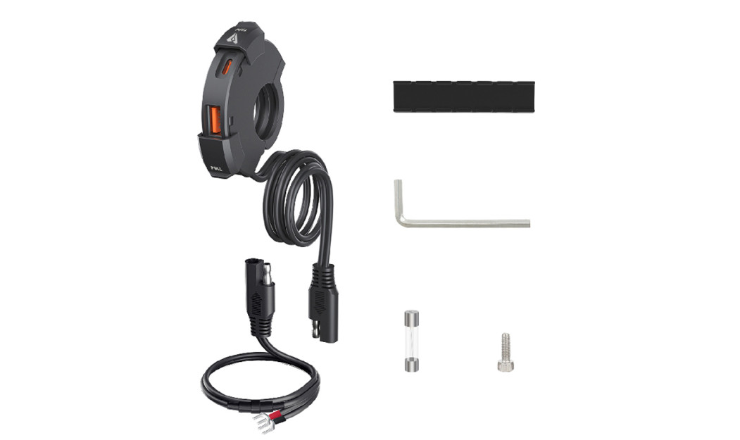 AGVPRO GV-1944 ΦΟΡΤΙΣΤΗΣ ΜΟΤΟΣΥΚΛΕΤΑΣ USB / TYPE C 12V-24V 18W/30W 