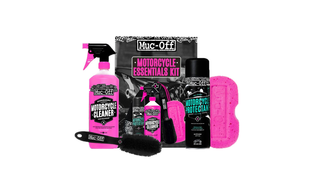 MUC-OFF MOTORCYCLE CARE ESSENTIALS KIT ΣΕΤ ΚΑΘΑΡΙΣΜΟΥ ΚΑΙ ΠΕΡΙΠΟΙΗΣΗΣ 