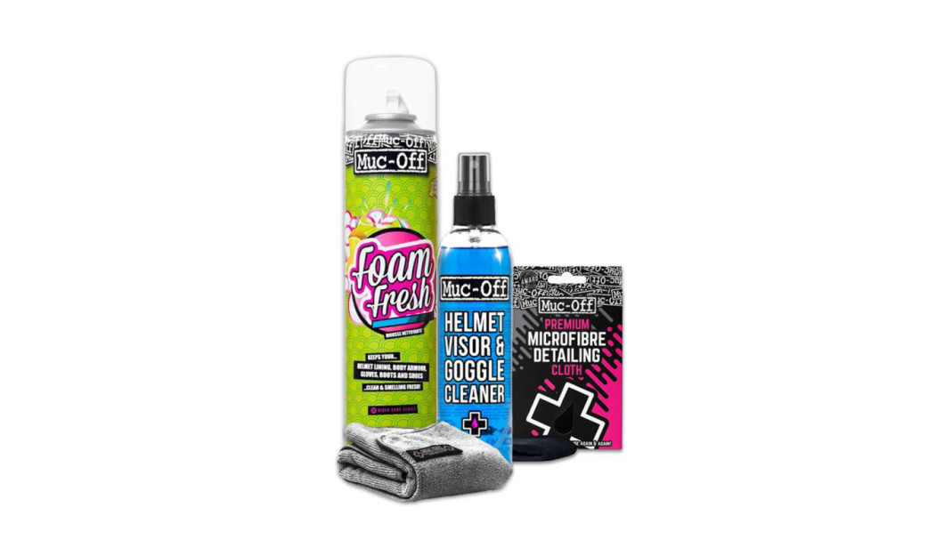MUC-OFF HELMET CLEANING KIT ΣΕΤ ΚΑΘΑΡΙΣΜΟΥ ΚΡΑΝΟΥΣ