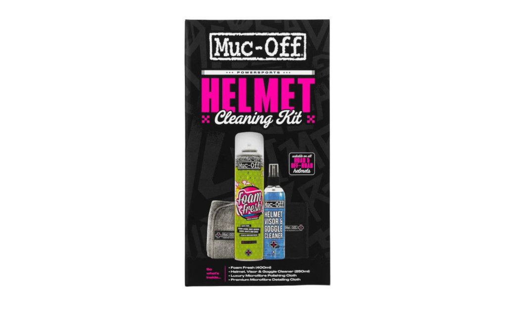 MUC-OFF HELMET CLEANING KIT ΣΕΤ ΚΑΘΑΡΙΣΜΟΥ ΚΡΑΝΟΥΣ