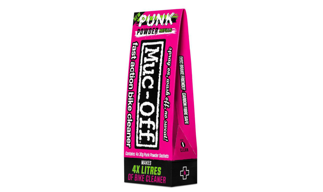 MUC-OFF PUNK POWDER BIKE CLEANER ΚΑΘΑΡΙΣTIKO ΜΟΤΟΣΥΚΛΕΤΑΣ ΣΕ ΣΚΟΝΗ 4 ΤΕΜΑΧΙΑ