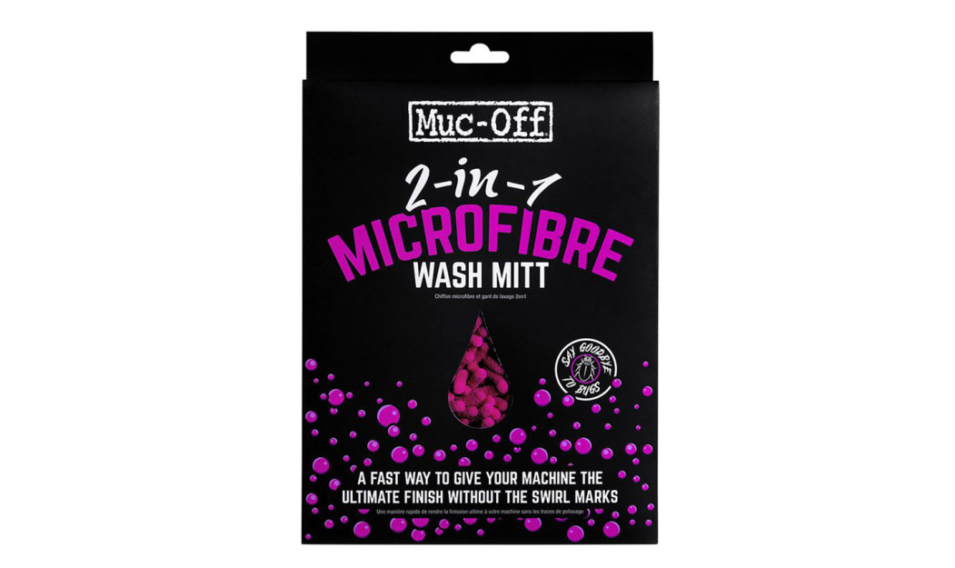 MUC-OFF MICROFIBRE WASH MITT ΓΑΝΤΙ ΠΛΥΣΙΜΑΤΟΣ ΜΙΚΡΟΪΝΩΝ 2-in-1 