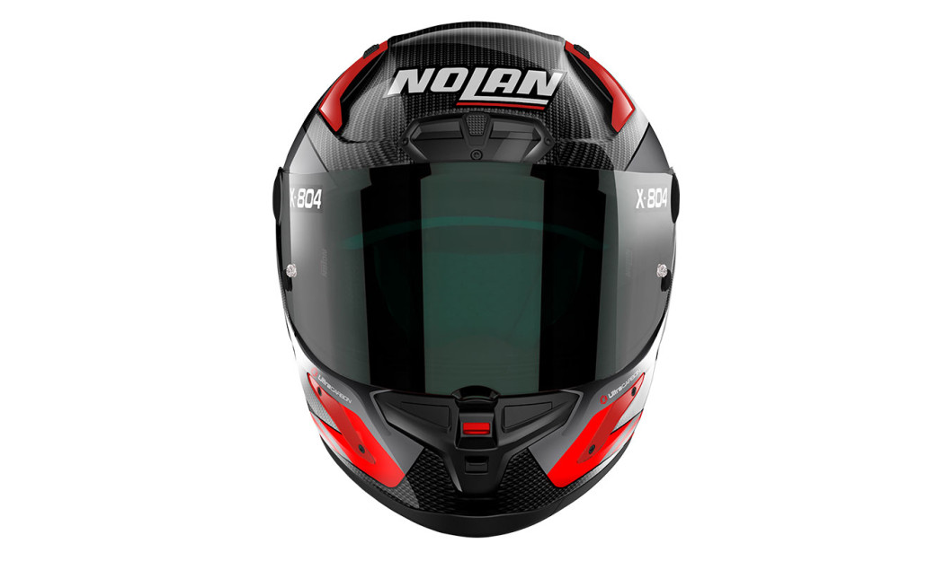 NOLAN X-804 RS U.C. HOT LAP ΚΡΑΝΟΣ FULL FACE CARBON RED