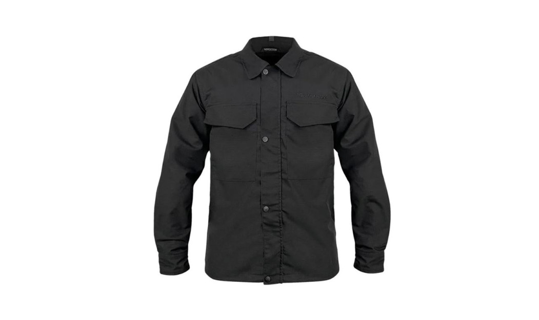 NORDCODE DIVISION RIPSTOP ΠΟΥΚΑΜΙΣΟ ΜΟΤΟΣΥΚΛΕΤΑΣ OVERSHIRT BLACK