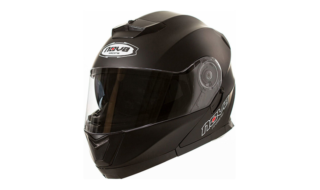 NOVA RACING 510-DV ΚΡΑΝΟΣ FLIP UP MATT BLACK 