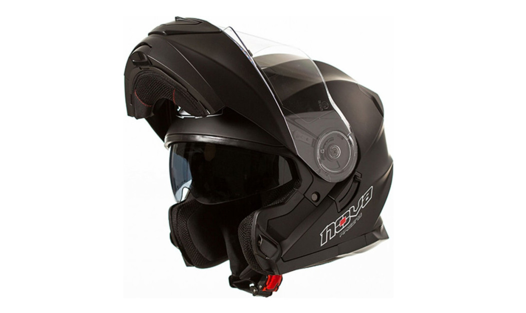 NOVA RACING 510-DV ΚΡΑΝΟΣ FLIP UP MATT BLACK 