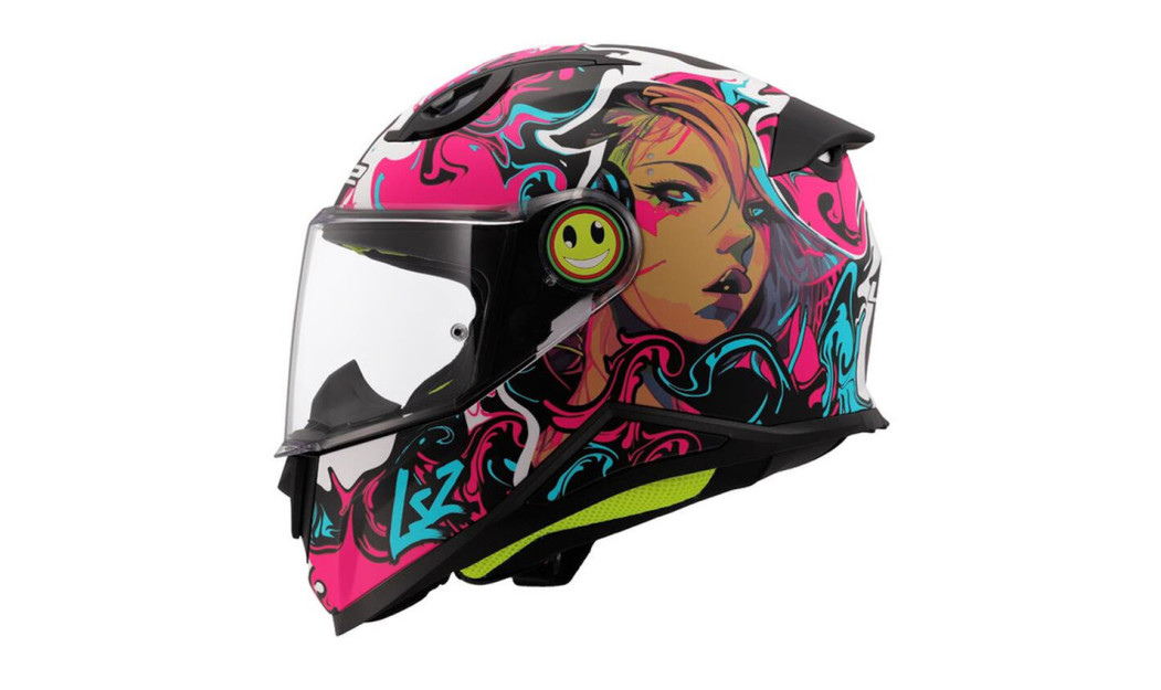 LS2 FF812 KID CYBERG ΠΑΙΔΙΚΟ ΚΡΑΝΟΣ ΜΗΧΑΝΗΣ FULL FACE PINK BLACK