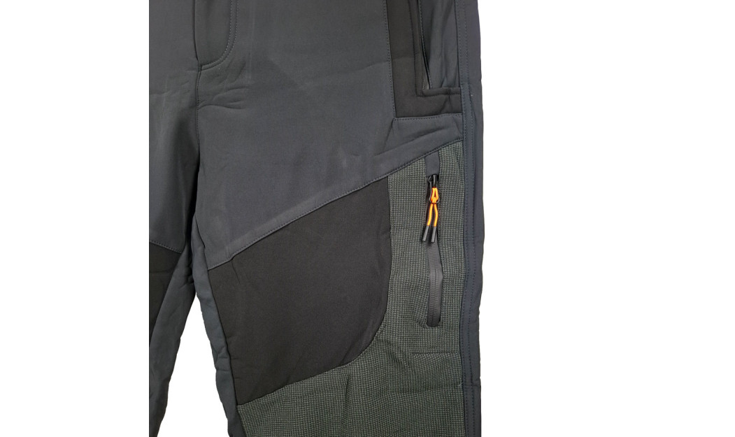AGVPRO RIO SOFTSHELL ΠΑΝΤΕΛΟΝΙ FLEECE ΜΑΥΡΟ