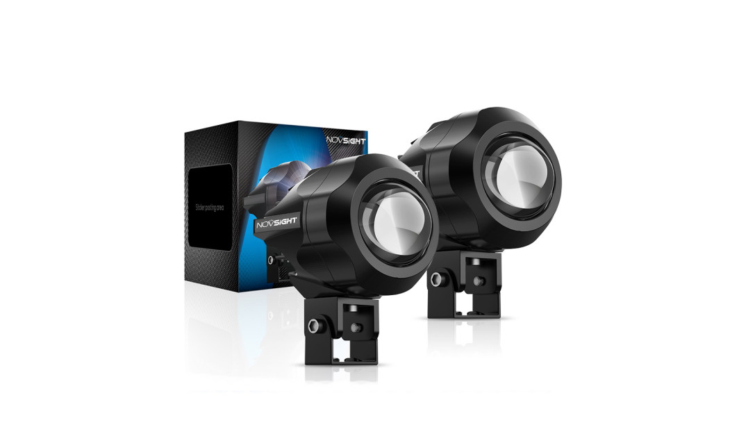 NOVISIGHT ΠΡΟΒΟΛΑΚΙΑ ΜΗΧΑΝΗΣ LED ΑΔΙΑΒΡΟΧΑ 12-30V 150W 2000LM IP68 ΜΑΥΡΑ ΖΕΥΓΟΣ