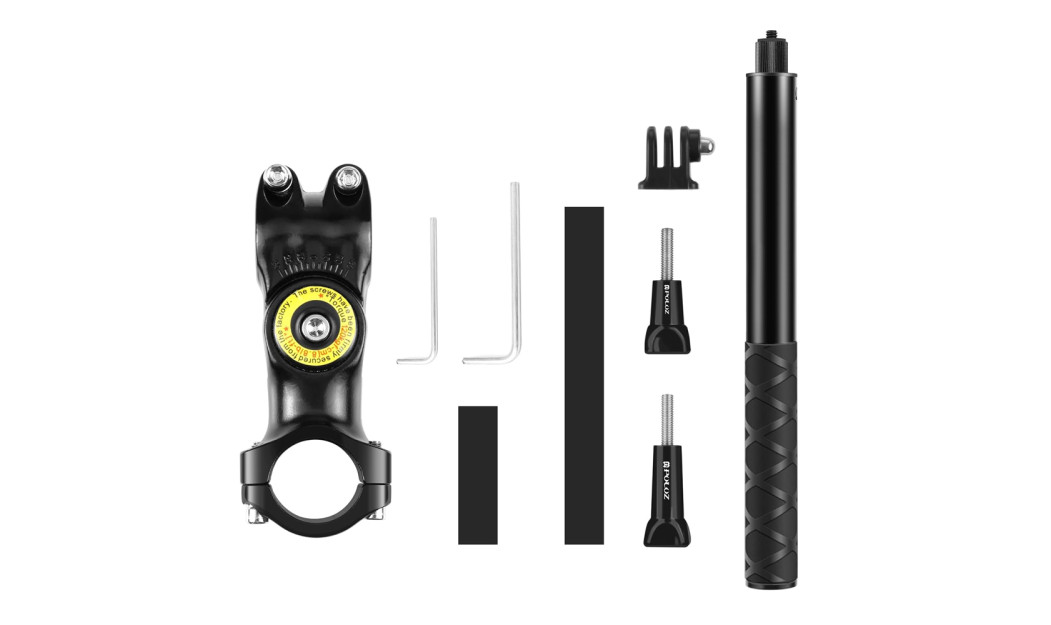 PULUZ ΕΠΕΚΤΑΣΙΜΟΣ ΒΡΑΧΙΩΝΑΣ ΓΙΑ ΚΑΜΕΡΑ MOTORCYCLE BIKE HANDLEBAR MOUNT SELFIE STICK 