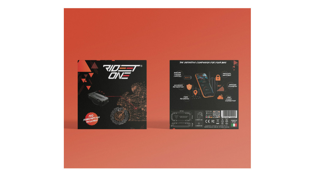 RIDEET ONE ΠΛΗΡΕΣ ΣΥΣΤΗΜΑ GPS TRACKER & ΤΗΛΕΜΕΤΡΕΙΑΣ ΓΙΑ ΜΗΧΑΝΗ