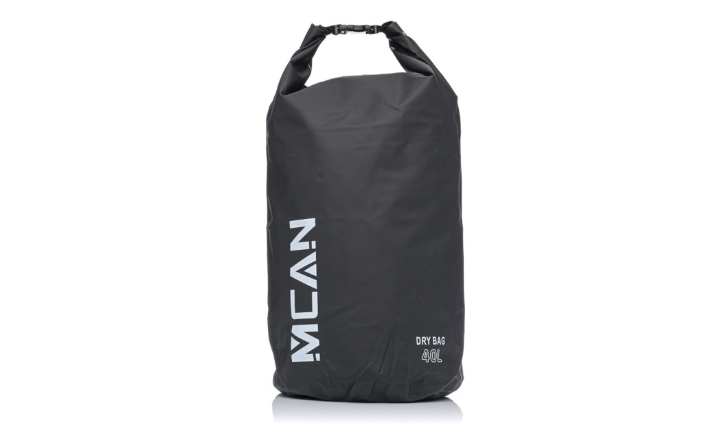 MCAN OCEAN BAG ΑΔΙΑΒΡΟΧΟΣ ΣΑΚΟΣ ΜΕ ΛΟΥΡΙ ΩΜΟΥ 40L BLACK