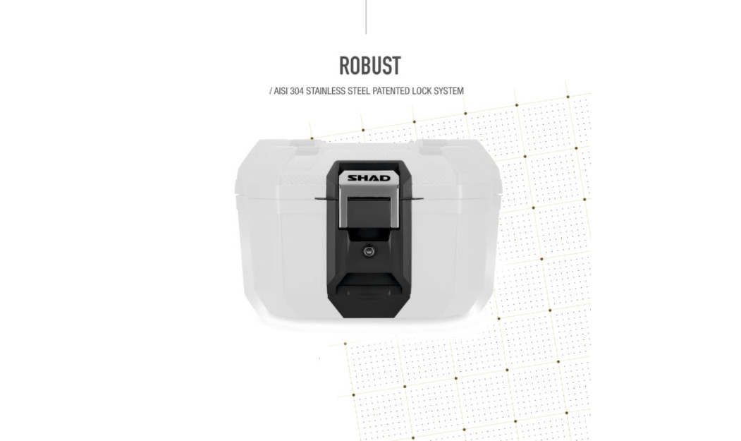 SHAD TERRA ΒΑΛΙΤΣΑ ΚΕΝΤΡΙΚΗ ΜΕ ΚΑΠΑΚΙ ΑΛΟΥΜΙΝΙΟΥ TOP CASE TR41/D0TR41200 41L