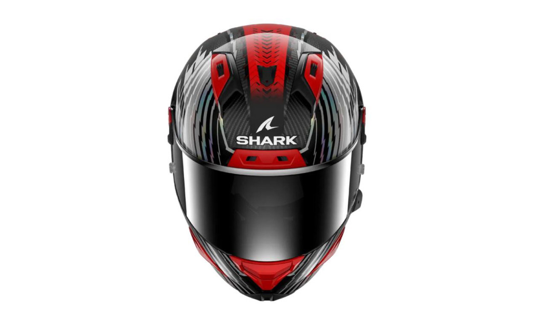 SHARK AERON ΚΡΑΝΟΣ FULL FACE EDGY CARBON RED CHROME
