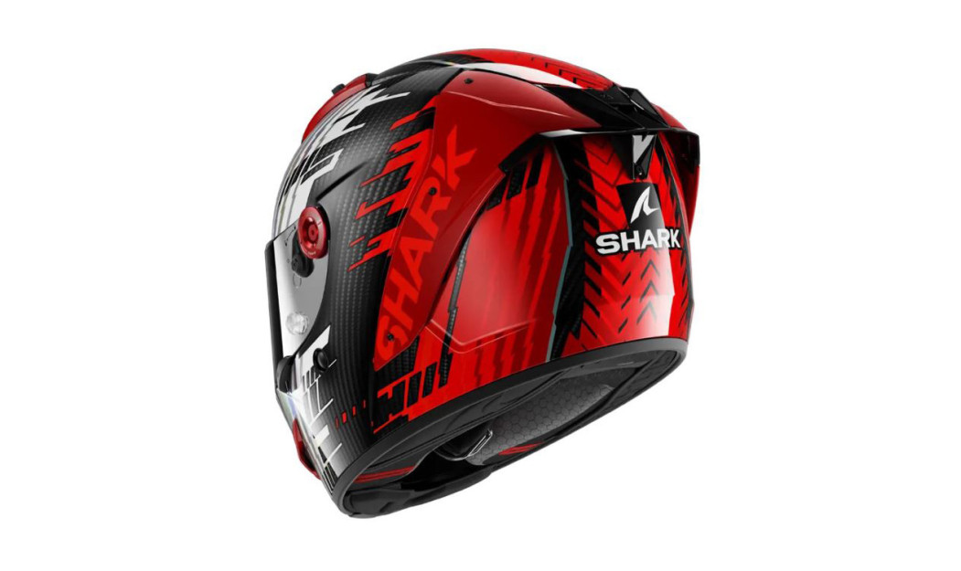 SHARK AERON EDGY ΚΡΑΝΟΣ FULL FACE CARBON/RED/CHROME