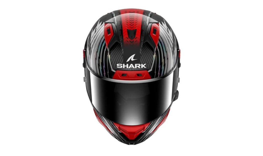 SHARK AERON EDGY ΚΡΑΝΟΣ FULL FACE CARBON/RED/CHROME