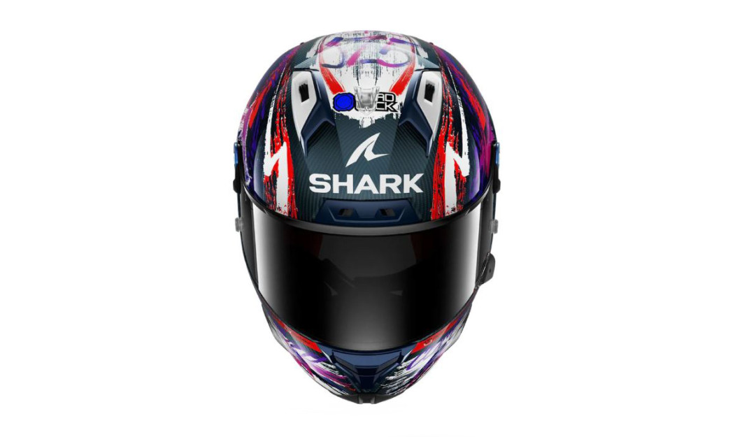 SHARK AERON GP ΚΡΑΝΟΣ FULL FACE FIM RACING REPLICA ZARCO SIGNATURE CARBON/WHITE/VIOLET