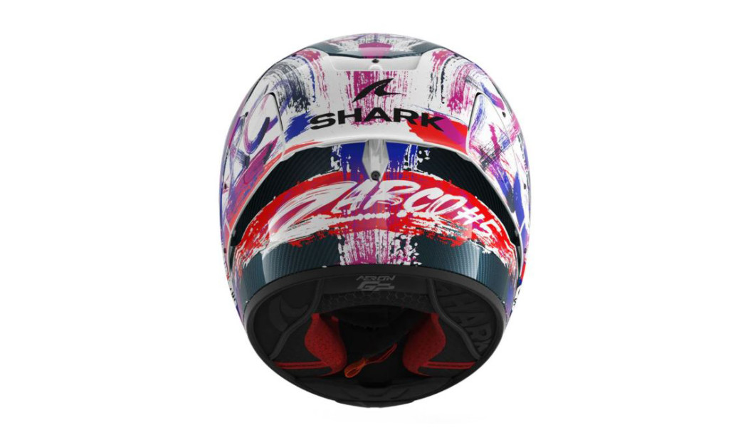 SHARK AERON GP ΚΡΑΝΟΣ FULL FACE FIM RACING REPLICA ZARCO SIGNATURE CARBON/WHITE/VIOLET
