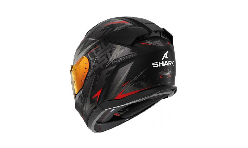 SHARK D-SKWAL 3 BLAST-R ΚΡΑΝΟΣ FULL FACE MATT BLACK RED ANTHRACITE