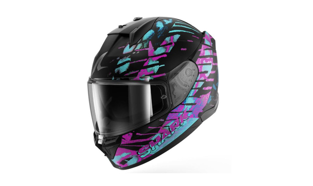 SHARK D-SKWAL 3 ΚΡΑΝΟΣ FULL FACE REPTAIA MAT BLACK/ GLITTER