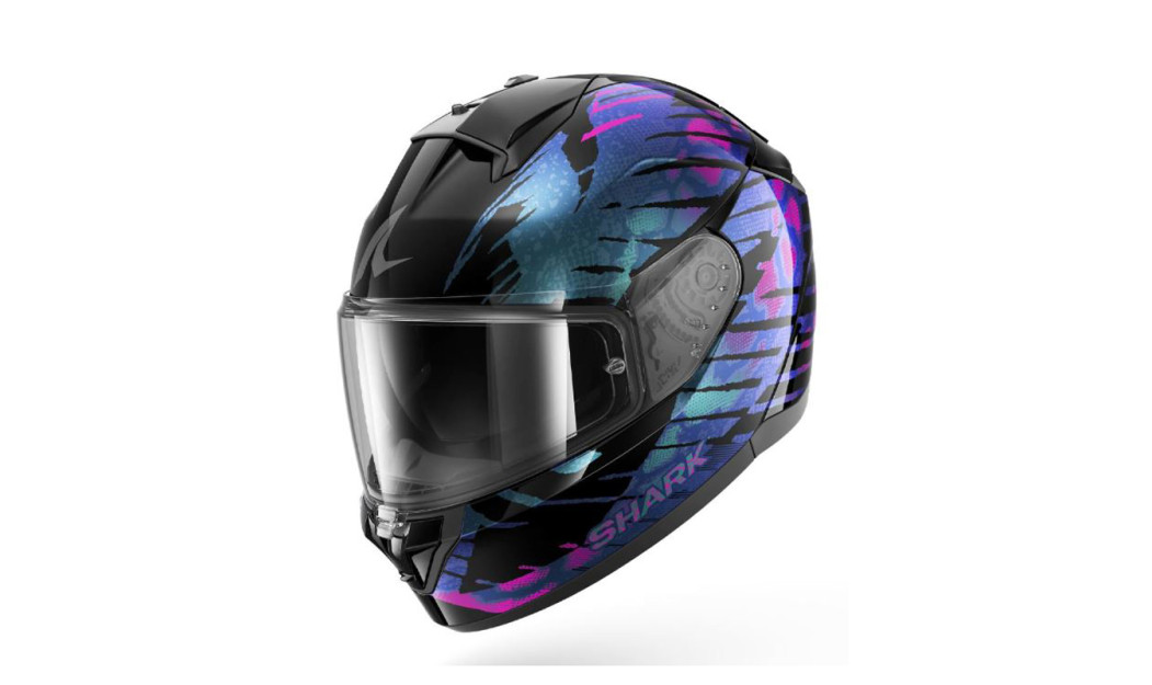 SHARK RIDILL 2 REPTAIA ΚΡΑΝΟΣ FULL FACE BLACK/VIOLET/GLITTER