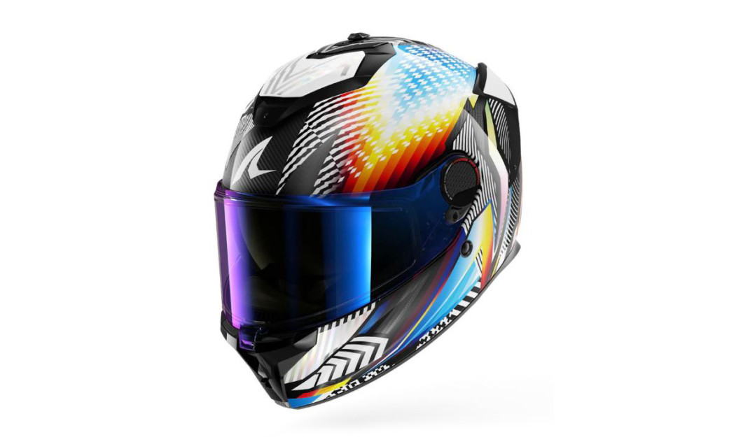 SHARK SPARTAN GT PRO ΚΡΑΝΟΣ FULL FACE CARBON STHYR WHITE CHROME 