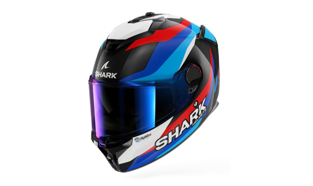 SHARK SPARTAN GT PRO ΚΡΑΝΟΣ FULL FACE CARBON GUINTOL BLUE RED