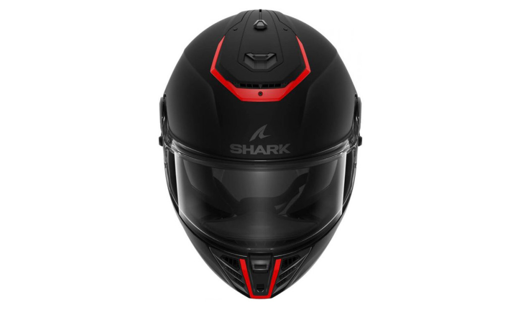 SHARK SPARTAN RS ΚΡΑΝΟΣ FULL FACE BLANK MATT RED BLACK