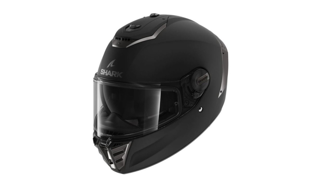 SHARK SPARTAN RS ΚΡΑΝΟΣ FULL FACE BLANK ΜΑΤT BLACK
