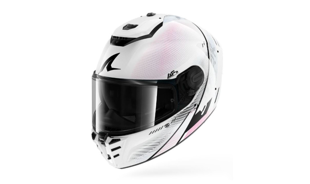 SHARK SPARTAN RS ΚΡΑΝΟΣ FULL FACE SPEED-TECH WHITE PINK
