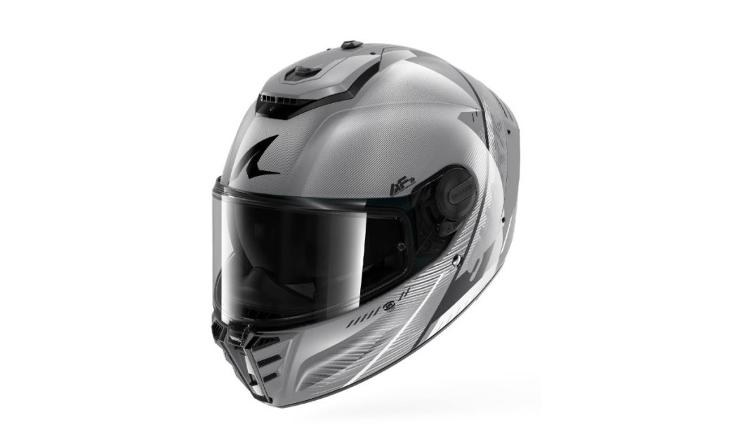 SHARK SPARTAN RS ΚΡΑΝΟΣ FULL FACE SPEED-TECH SILVER