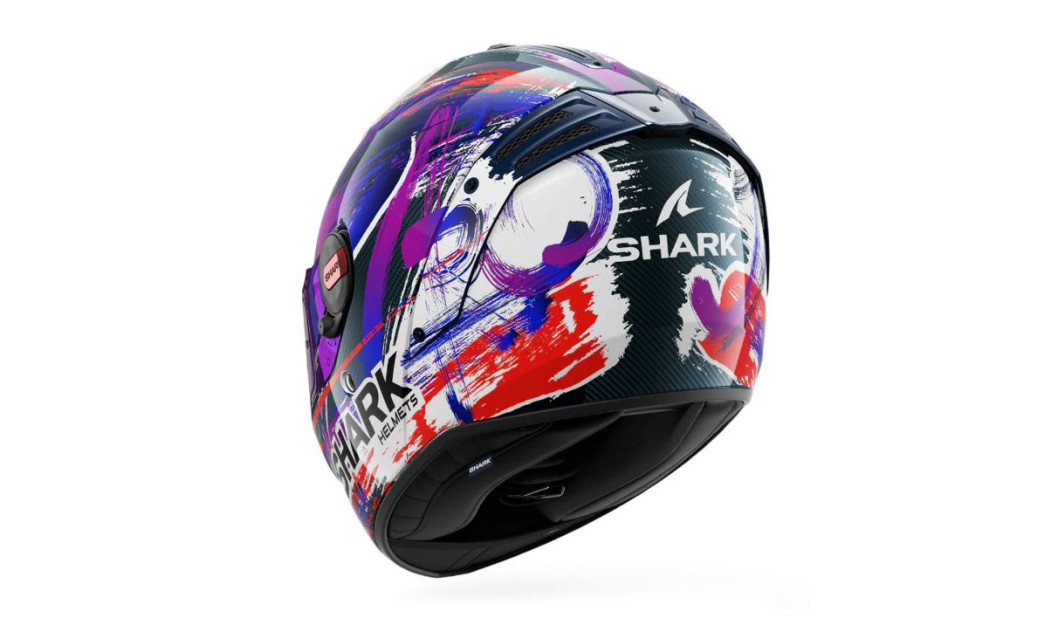 SHARK SPARTAN RS ΚΡΑΝΟΣ FULL FACE CARBON ZARCO SIGNATURE WHITE/ VIOLET