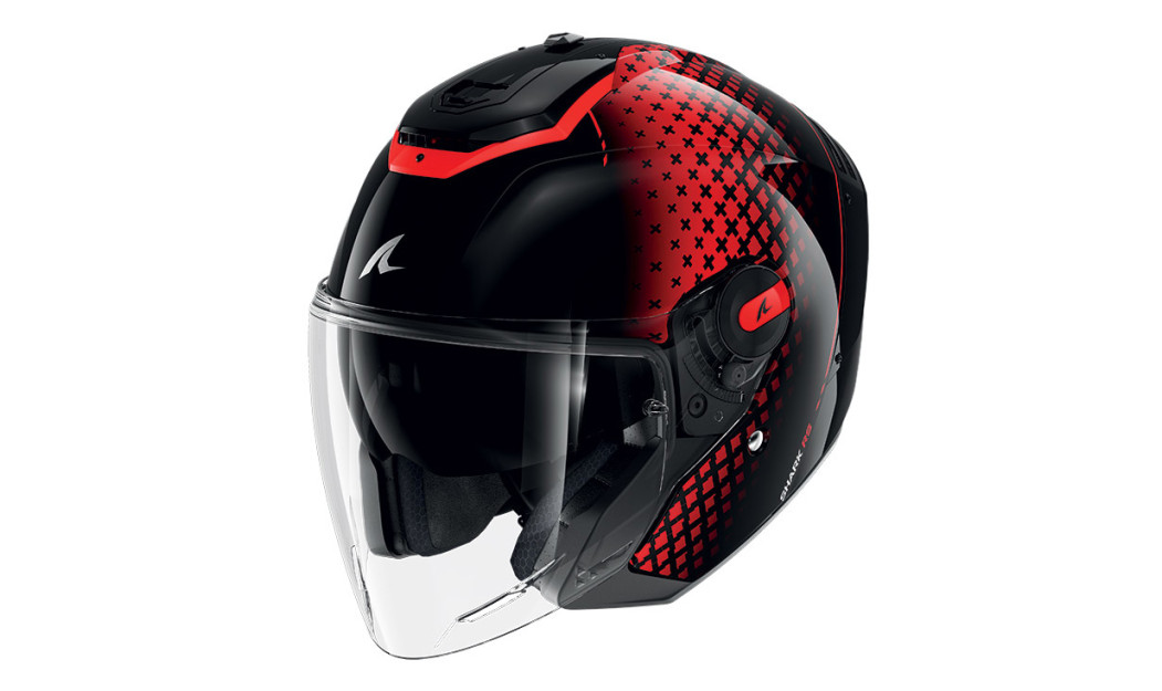 SHARK RS STRIDE ΚΡΑΝΟΣ JET ΜΗΧΑΝΗΣ BLACK/ RED