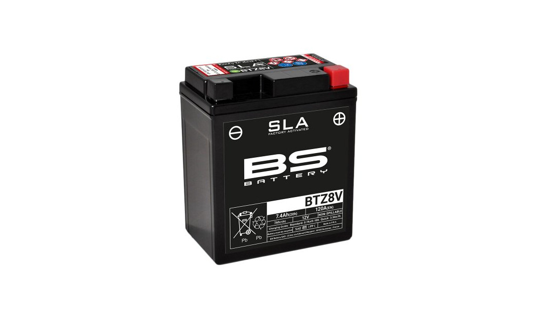 BS BATTERY BTZ8V SLA ΜΠΑΤΑΡΙA 