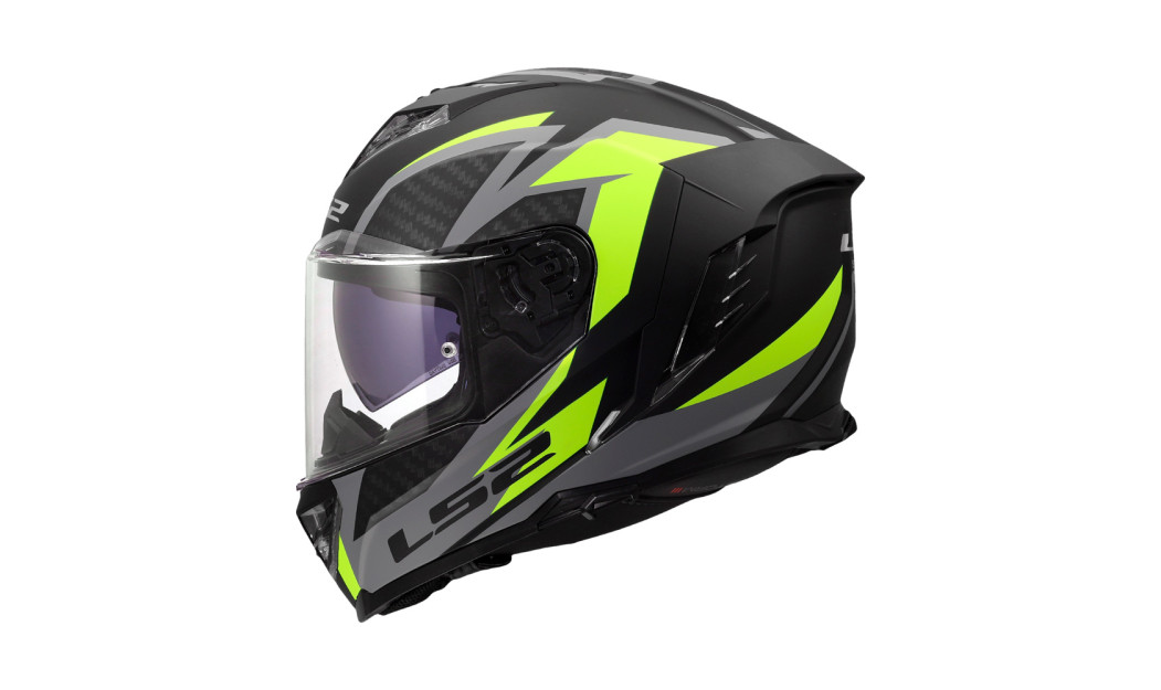 LS2 STORM III FF818 ΚΡΑΝΟΣ FULL FACE MATT DYNAMO FLUO GREY