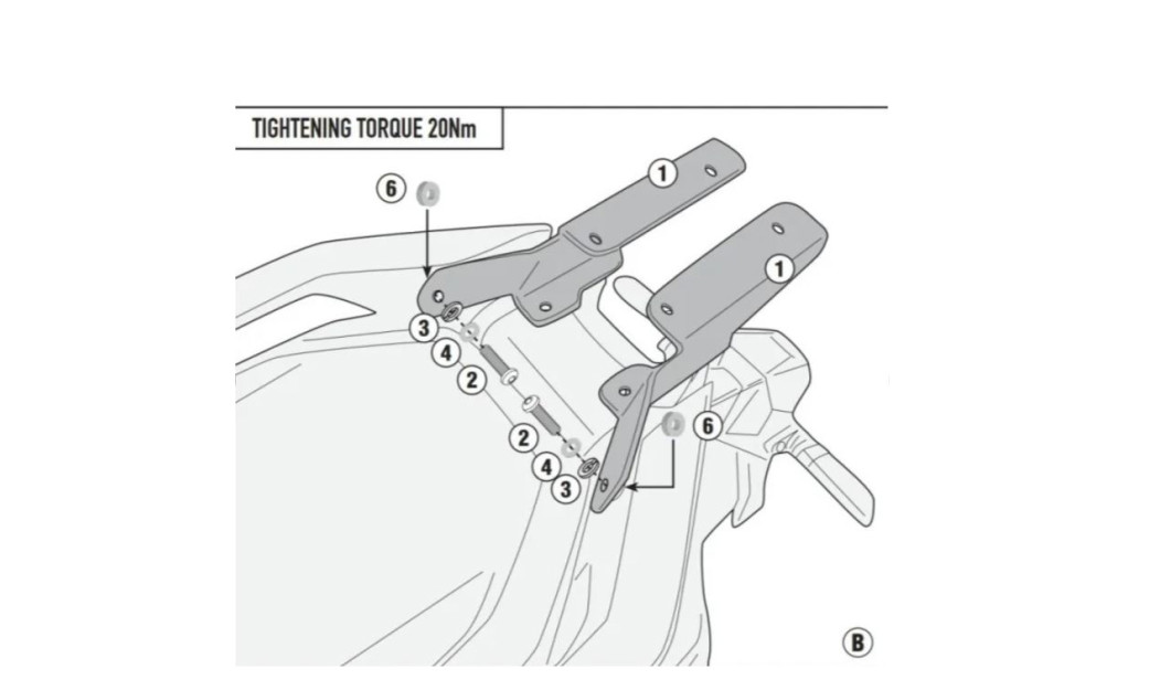 GIVI SR7604 ΣΧΑΡΑ ΓΙΑ  ZONTES 368 G (2025) 